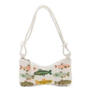 Colorful Beaded Fish Handbag
